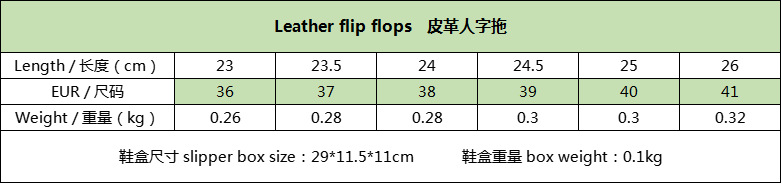 TB皮革人字拖鞋女鞋夏季美国大牌时尚女士凉拖鞋slippers欧美跨境详情2