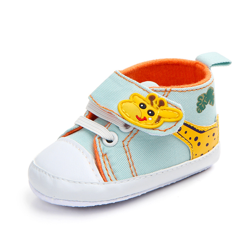 Factory direct sales of best-selling items: Cartoon giraffe pattern baby shoes, small anti-slip walking shoes 0011 pic 4