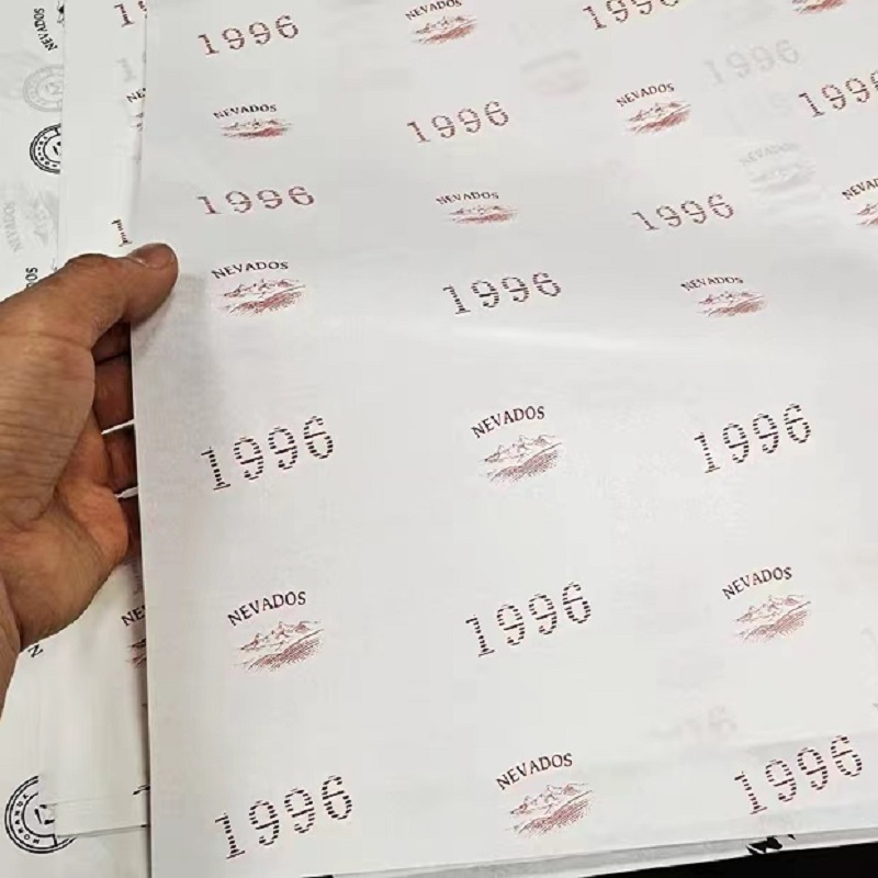 服装雪梨纸定制logo礼品首饰包装纸定做雪莉紙批发衣服拷贝纸印刷详情5
