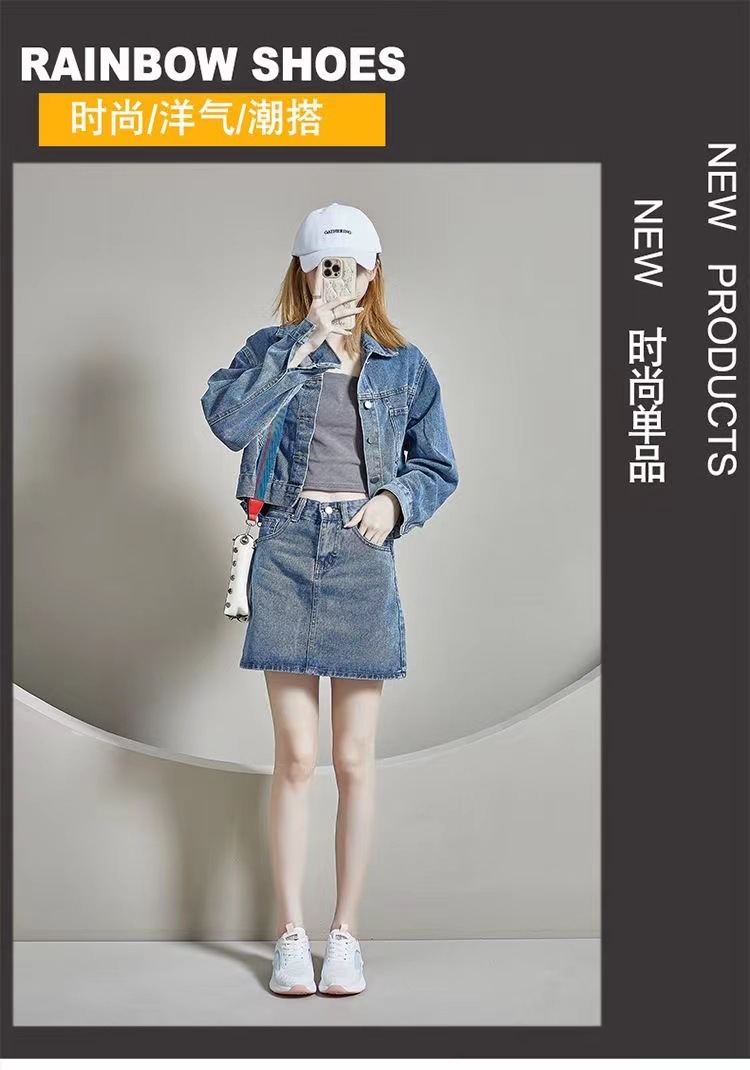 休闲女鞋批发运动鞋女士时尚潮流时尚飞织面透气女士轻便运动女鞋详情1