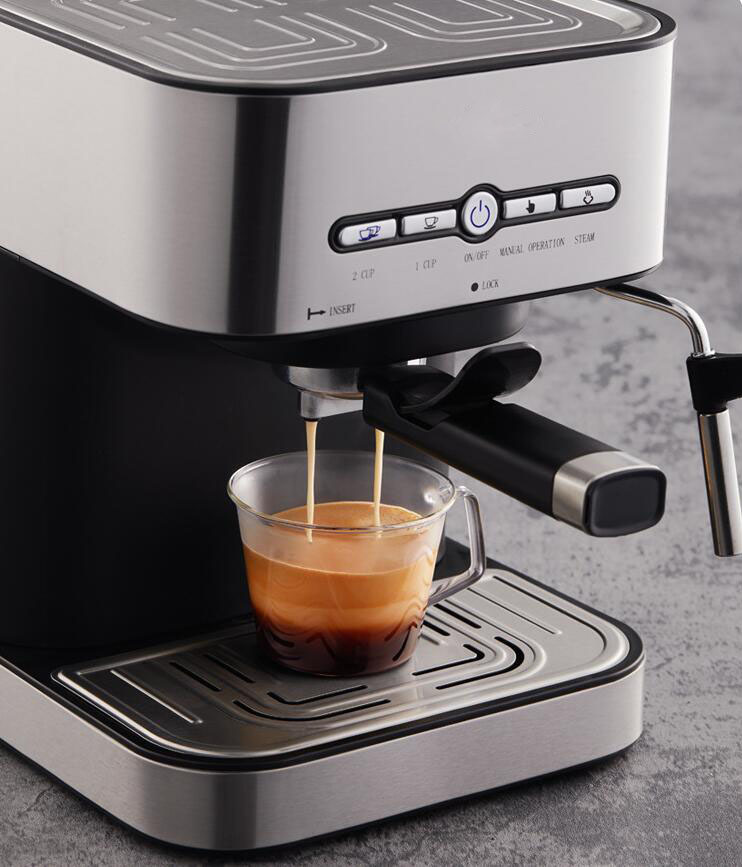 多功能半全自动咖啡机意式美式商用研磨家用工具智能咖啡机打奶泡详情10