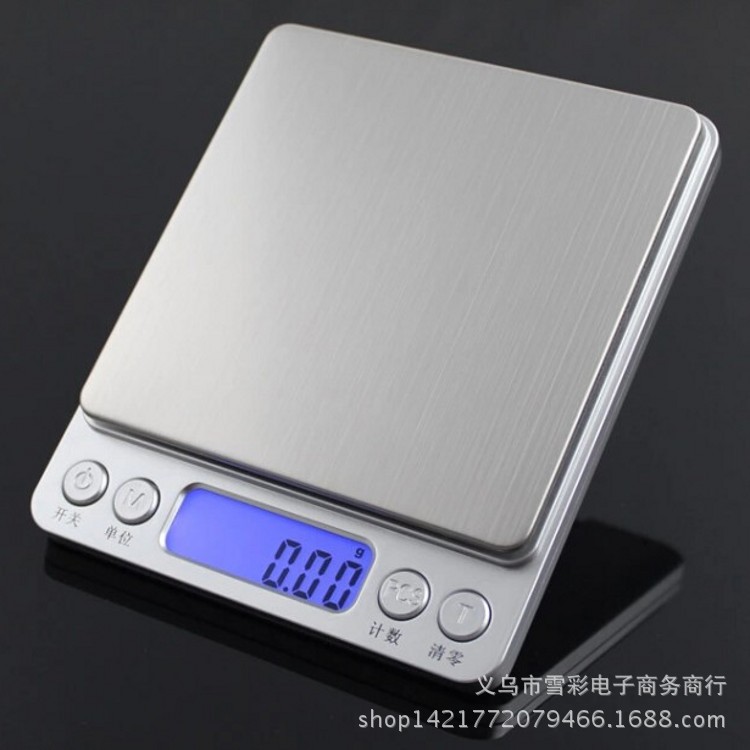 Factory direct supply i2000 electronic jewelry scale, kitchen rechargeable food scale, portable baking scale, electronic scale platform scale pic 12