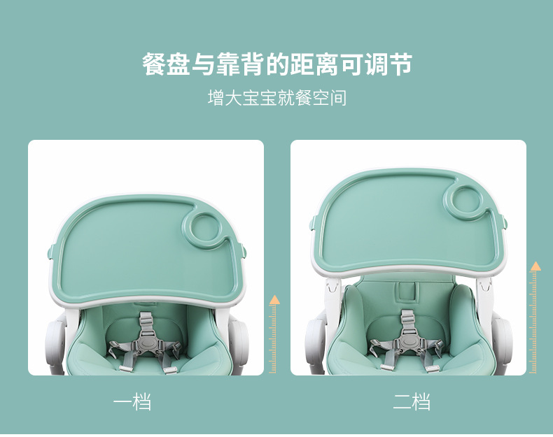 IVOLIA 婴儿餐椅多功能便携式可折叠儿童餐椅家用吃饭宝宝餐桌椅子可躺可睡详情19