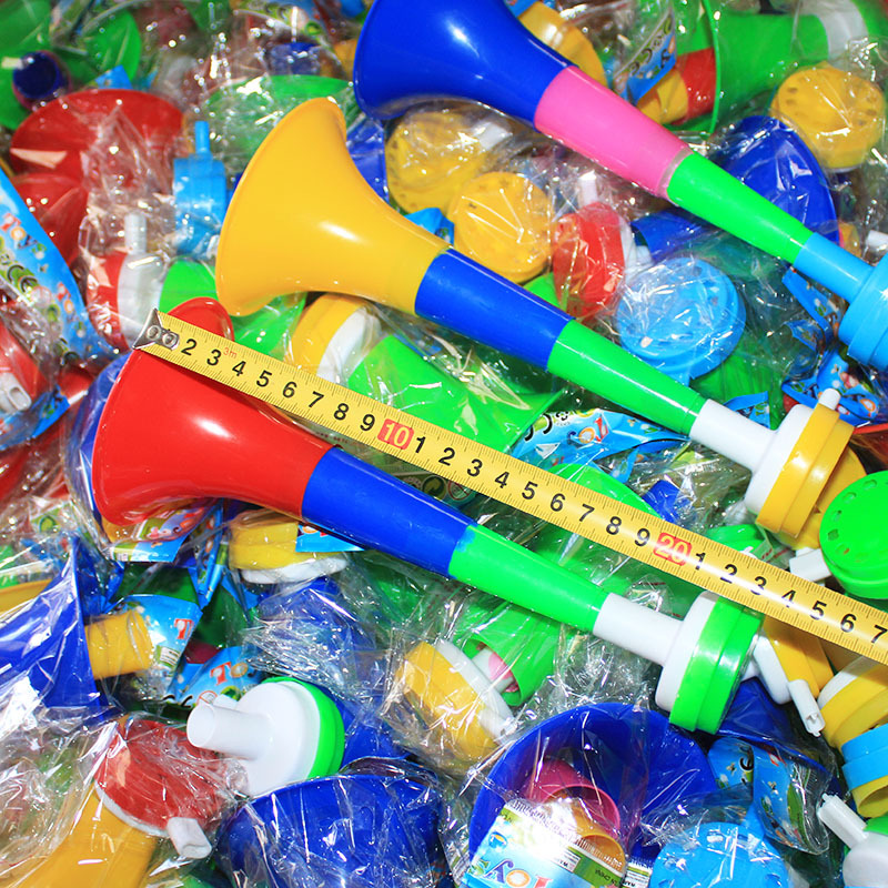 三节伸缩喇叭巨响节日助威道具儿童乐器玩具塑料喇叭2元小百货详情3