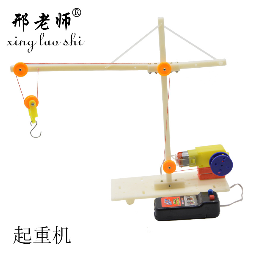 Homemade cranes, homemade hoists, tech gadgets, diy toy models, educational toys pic 6
