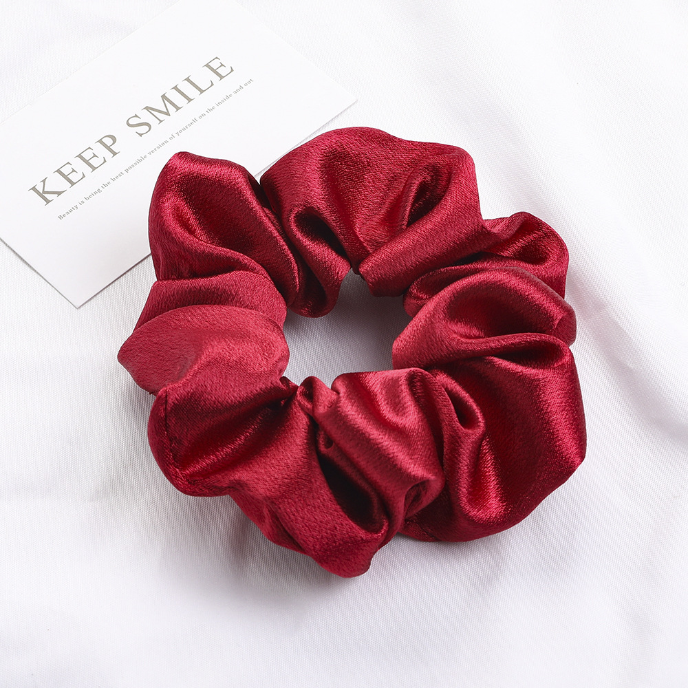 Qiyue Simple Large Intestine Hair Tie ins High-end Style Hair Tie Tie Ponytail Large Intestine Hair Tie Wholesale pic 26