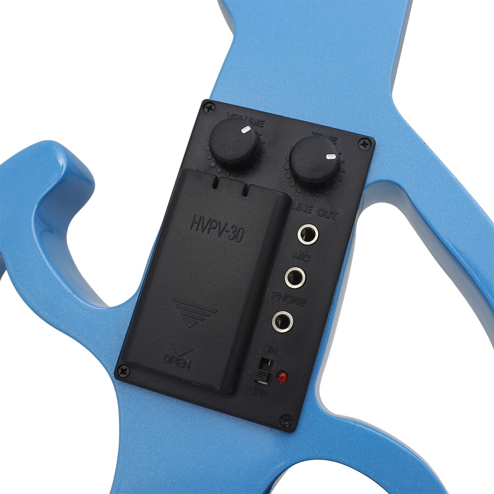 Factory direct sales of IRIN blue electro-acoustic violin 4/4 adult beginners learn to play professional electronic violin instruments pic 12