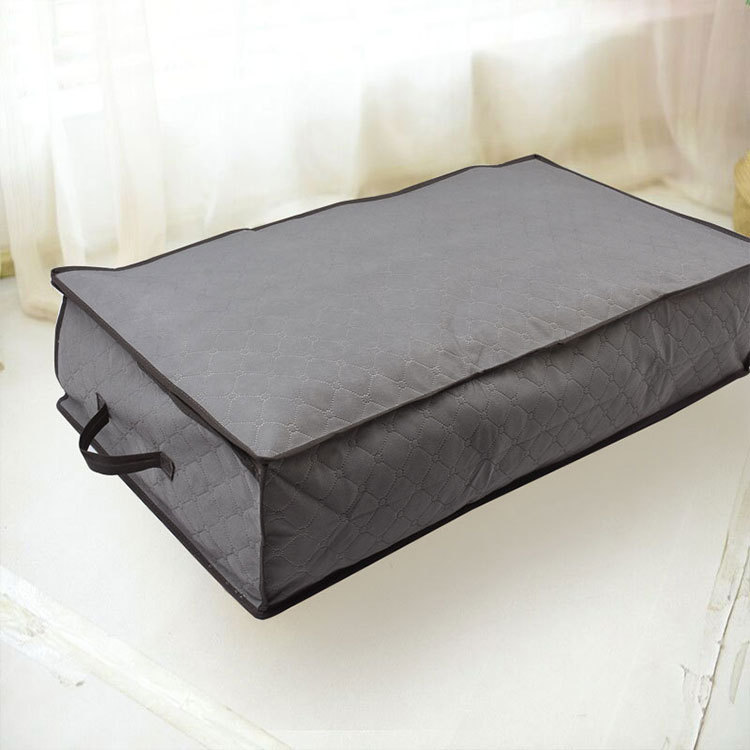 Cross-border bestseller side-opening window bed bottom storage bag, non-woven fabric cotton quilt, clothing, household storage, dust-proof and moisture-proof organization bag pic 2