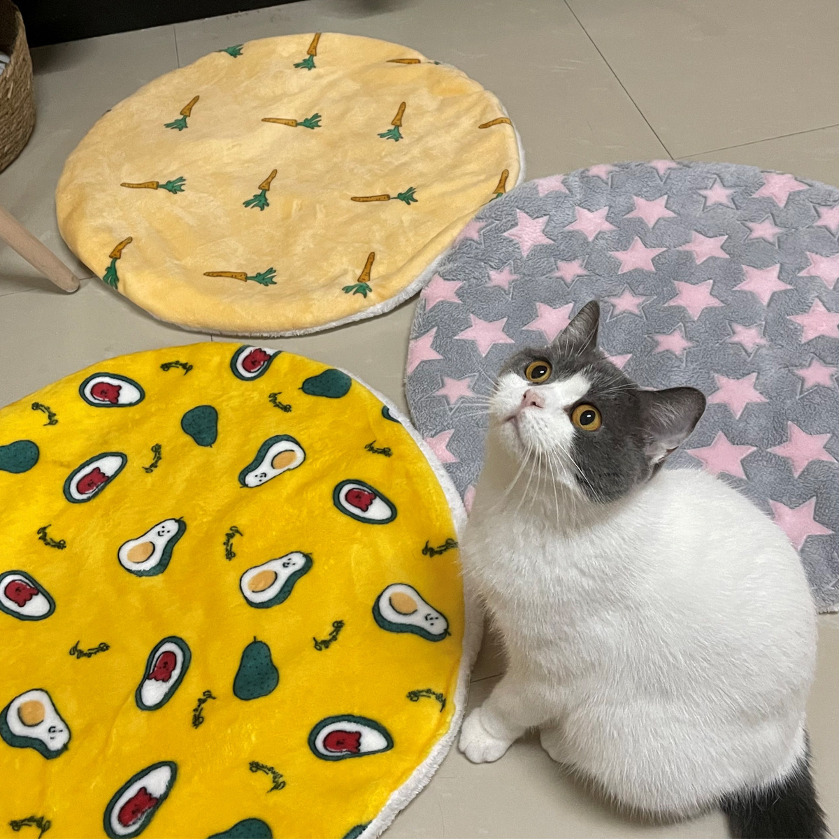Круглый кошачий коврик, кошачий питомник pic 9