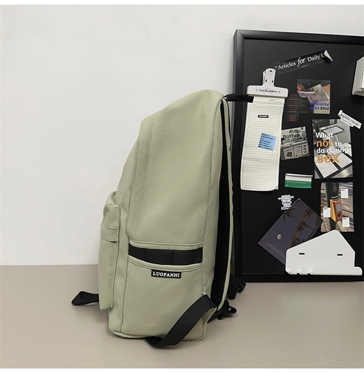 跨境2024新款男简约高中大学生双肩包女休闲大容量初中生旅行背包详情41