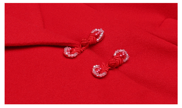 High-end woolen overcoat for women, mid-length, 2021 new autumn and winter Korean style, fashionable and elegant, fitted suit collar jacket pic 24