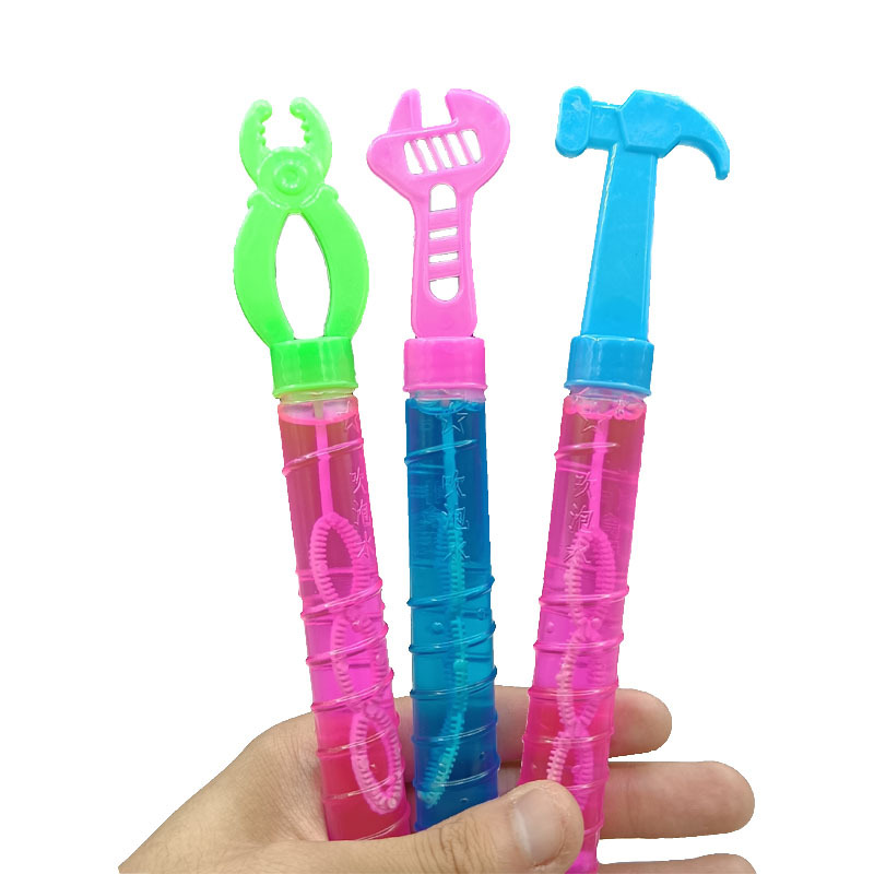 Small mini seven-color beach tools, windmill kitchen bubble stick, digital English mini bubble water bubble machine pic 8