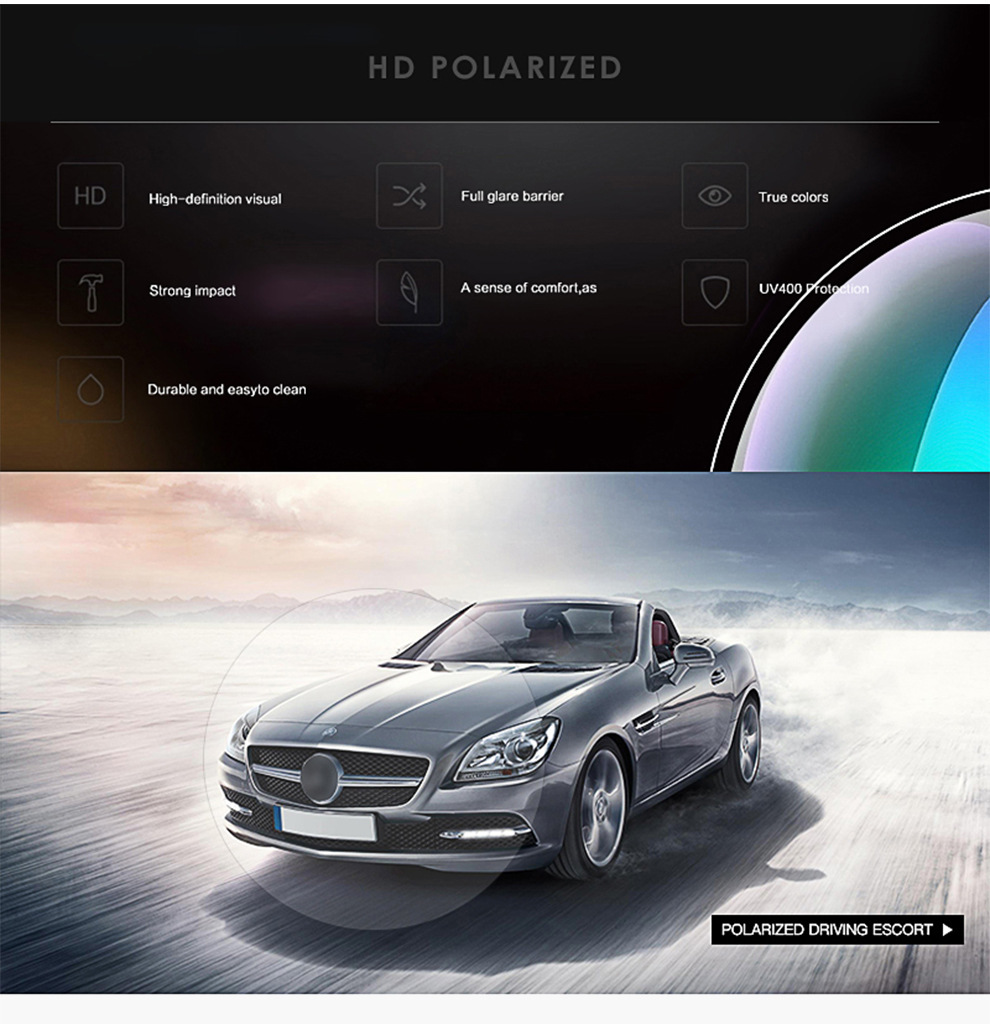 新款跨境欧美炫彩男士户外运动偏光太阳镜骑行风镜墨镜夜视骑行镜详情5