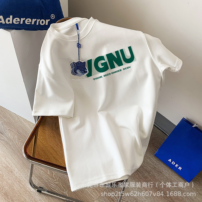 十三行女装短袖韩版宽松T恤卡通印花校园学生上衣女生短T直播批发详情30