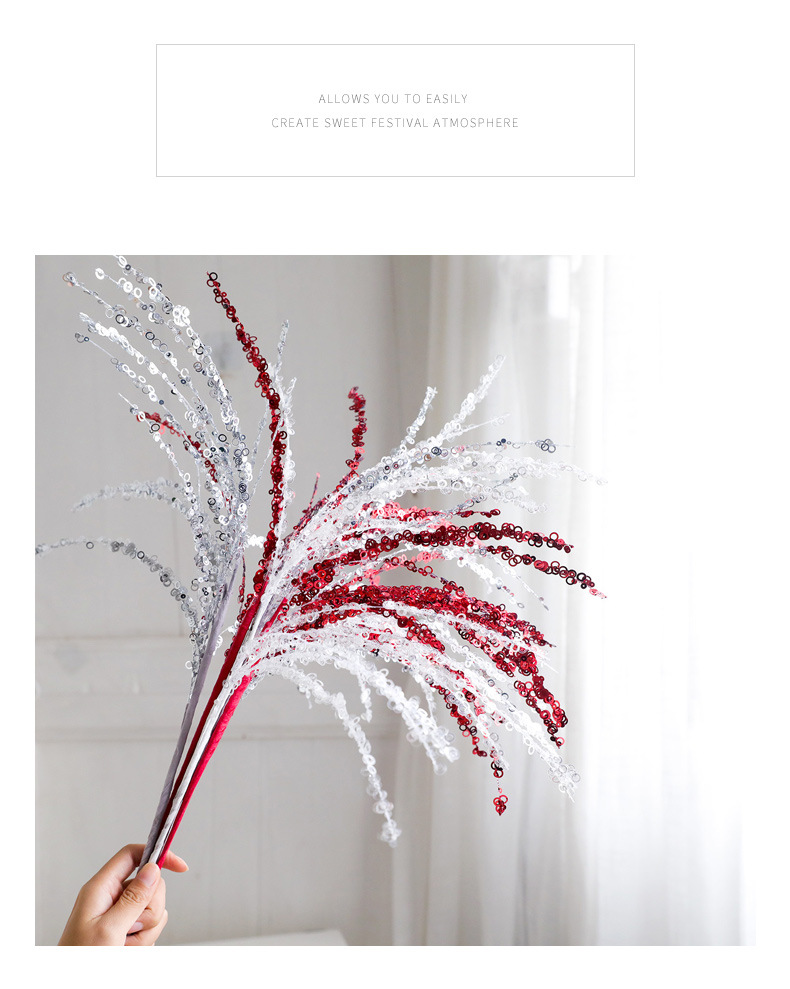 Christmas cuttings in gold, red, silver, white and champagne colors, Christmas decorations with sequins, fireworks, Christmas tree ornaments and handcrafted small trinkets are available for wholesale pic 6