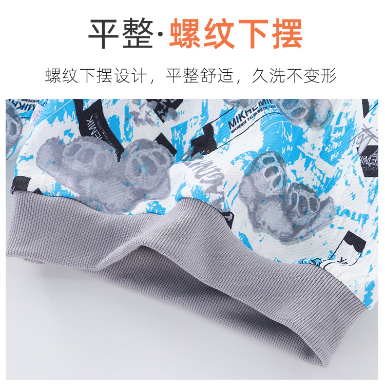男童春秋季洋气卫衣2024新款儿童宝宝长袖外穿男孩春秋上衣童装潮详情5