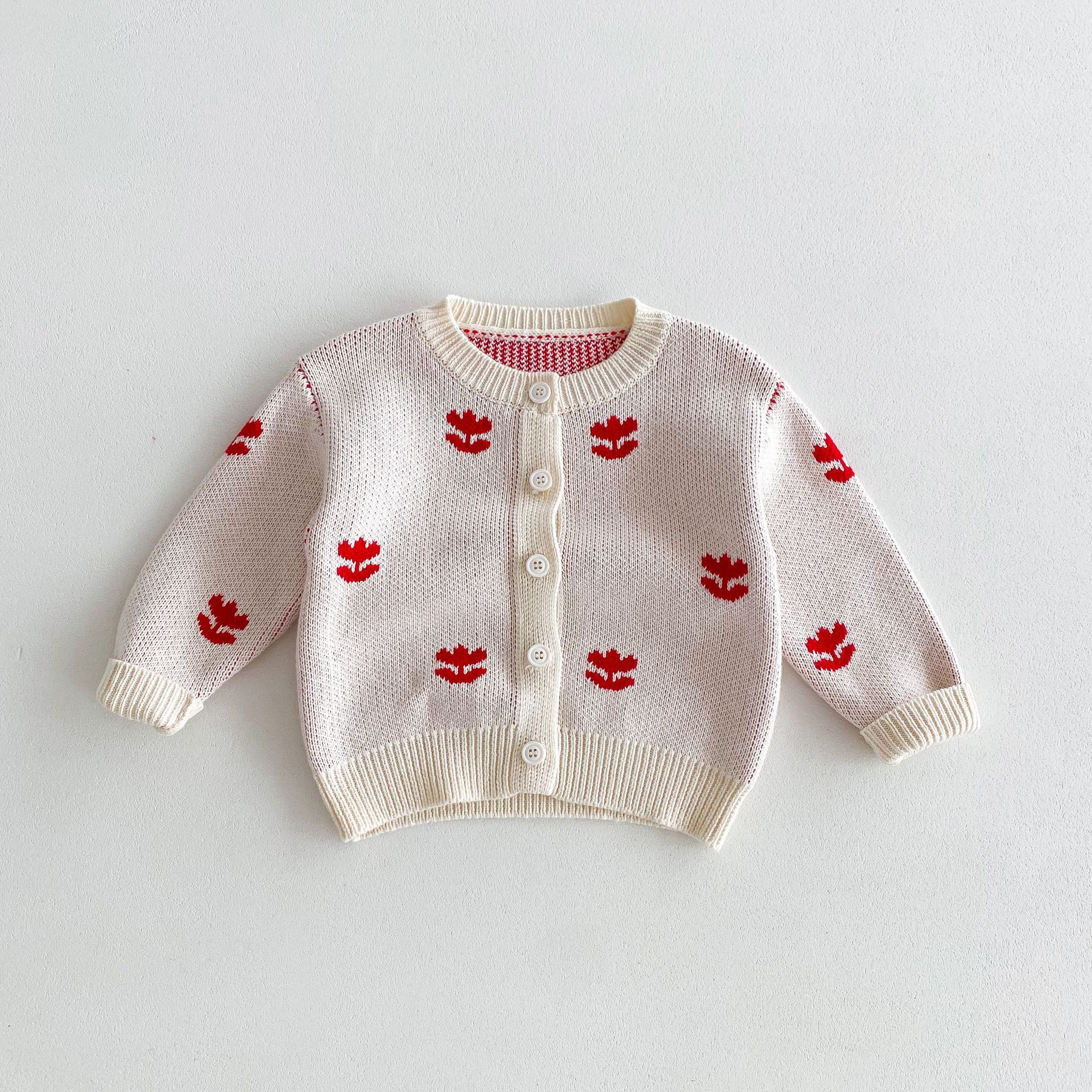 2024秋季新款中小童衣服韩版童装毛衣外套女童拼色公主针织开衫详情15