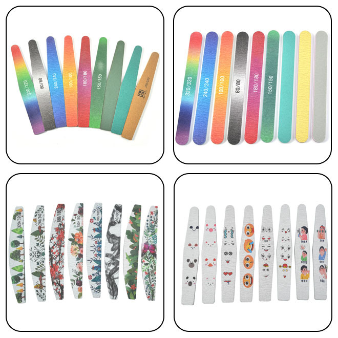 Sponge sandpaper, sanding strips, sandpaper files, double-sided nail files, nail polish sanding strips, shanilak pic 9