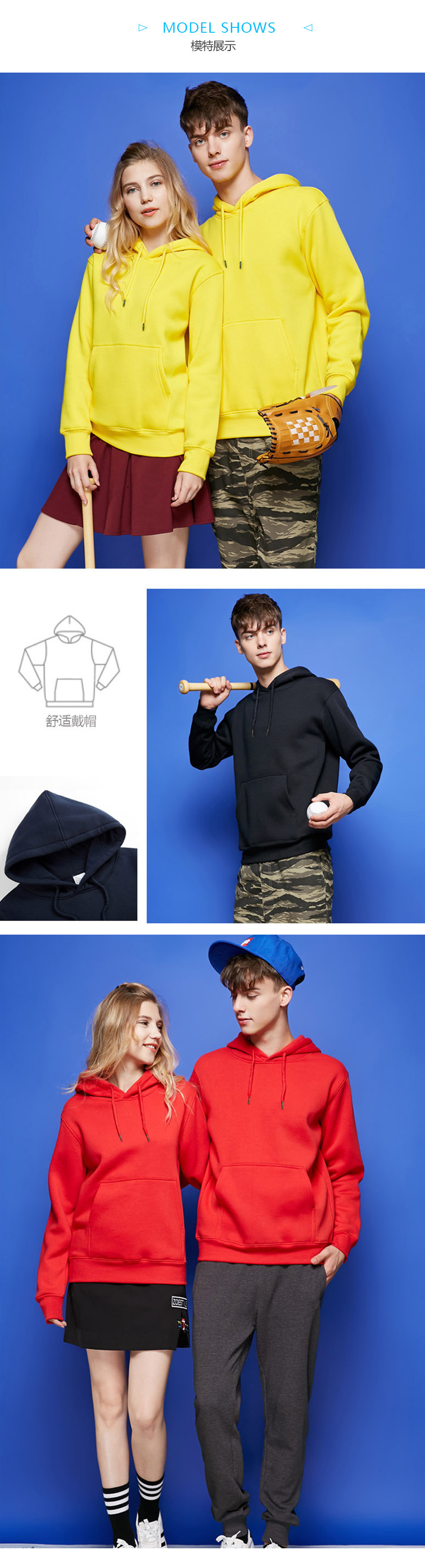 Hooded sweatshirt with printed logo, sweatshirt coat, autumn and winter pullover, hooded sweatshirt, work clothes, European code cross-border exclusive supply pic 5