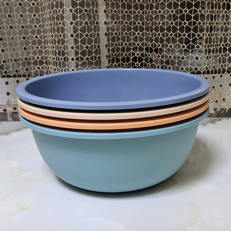 Wholesale household plastic basins, thickened round basins, baby washbasins, student dormitory washbasins, advertising gift basins pic 5