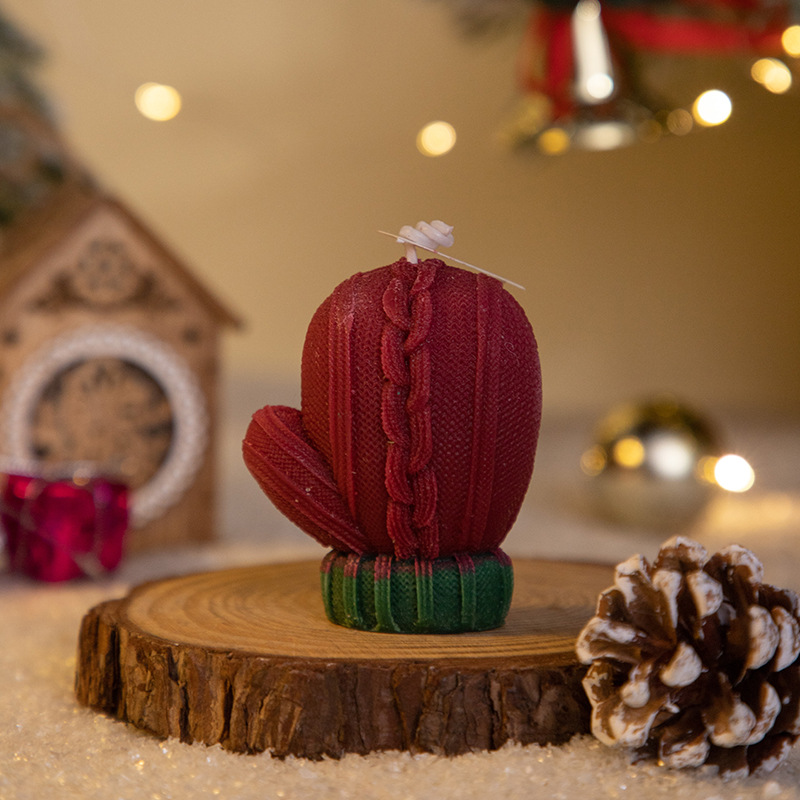 圣诞手套香薰蜡烛伴手礼ins创意家居摆饰套装拍摄道具节日礼品详情16