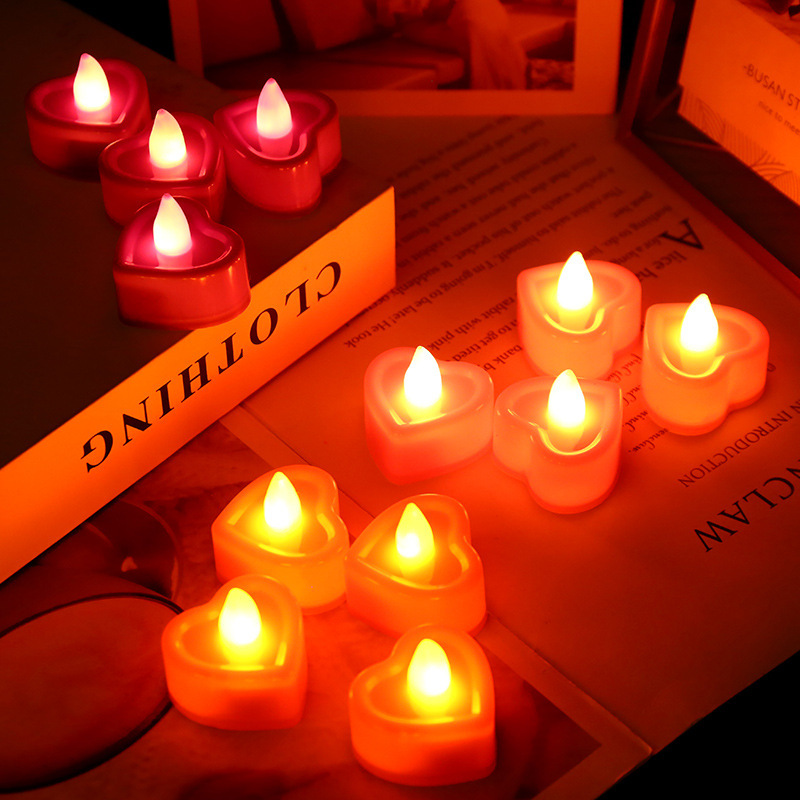 Electronic candle lights, led candle lights, creative wedding birthday and wedding candles, venue decoration props, electronic candles pic 3