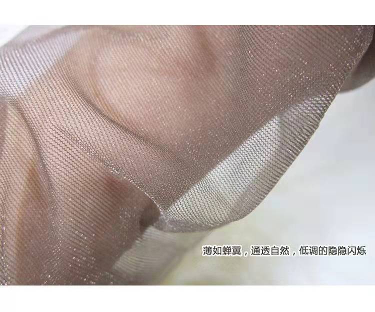 Anti-snagging silk pure pearlescent silk stockings for women, thin and shiny Korean style, summer leg beauty stockings, flesh-colored pantyhose pic 14