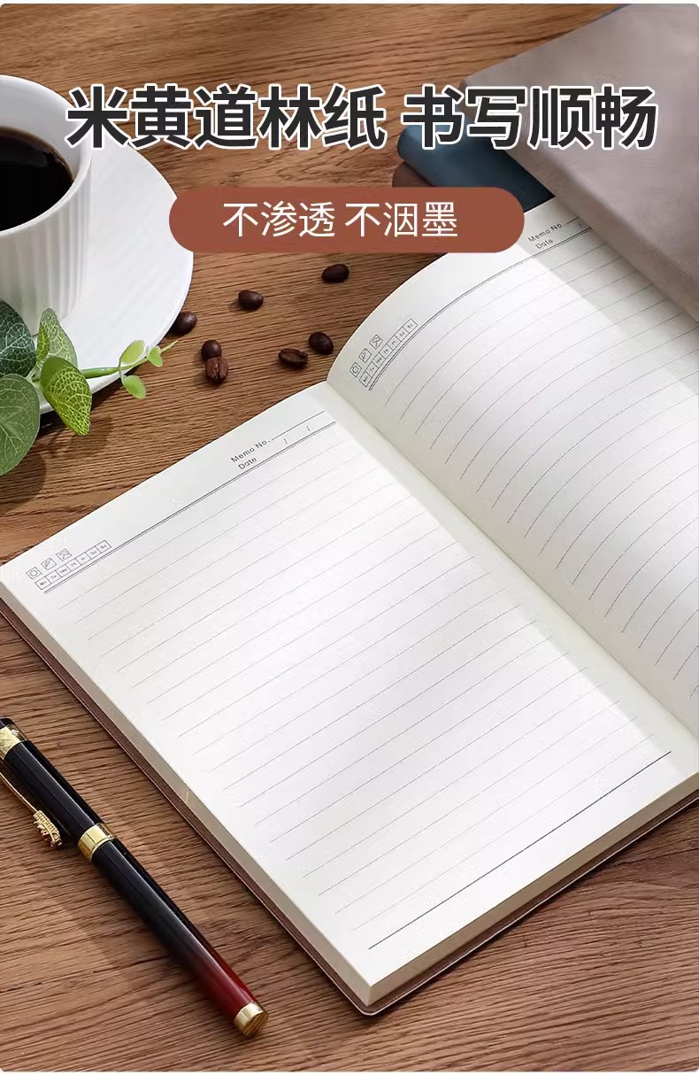 Sheepskin Notebook a5 thickened business office notebook for work meetings, high appearance level and simple diary pic 5