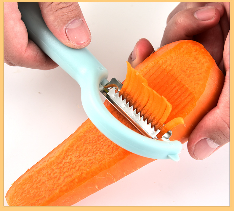 Wholesale of multi-functional melon peelers and stainless steel fruit and vegetable peelers in stock pic 15
