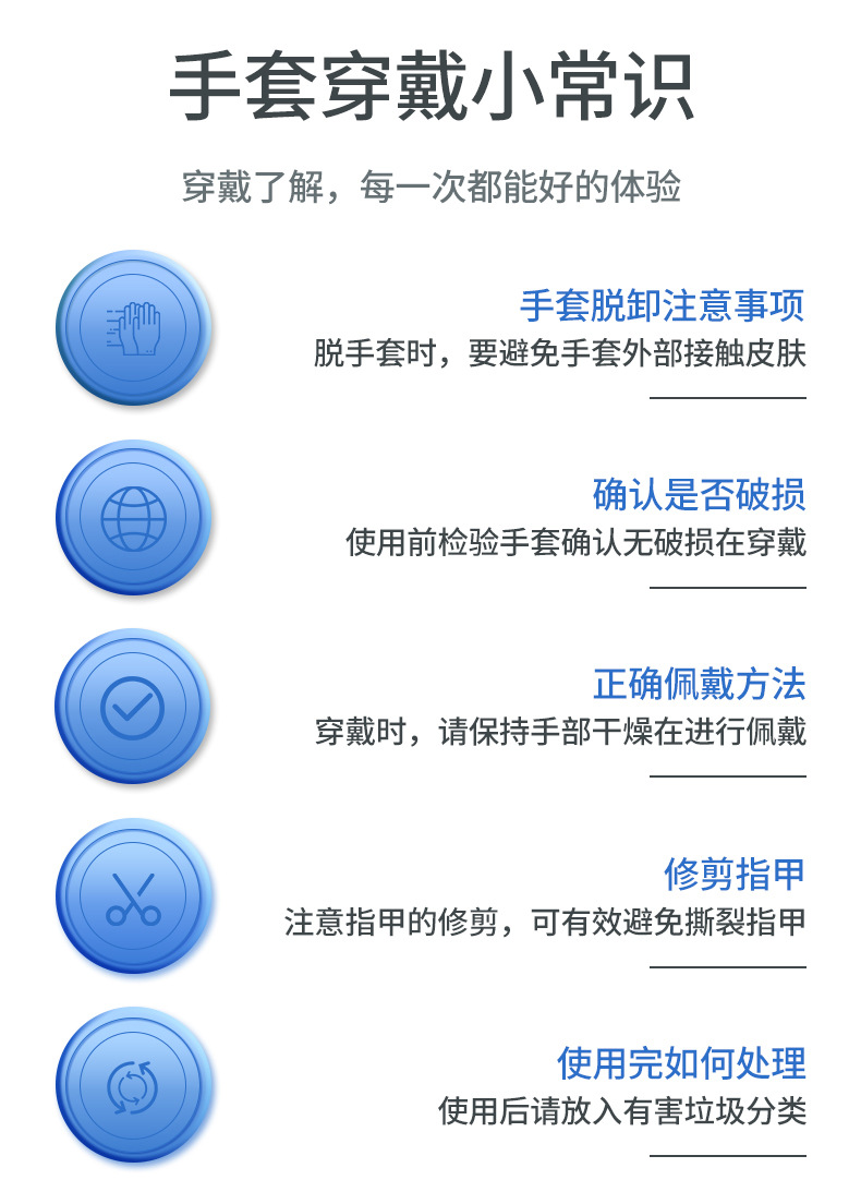 一次性洗碗手套女家务清洁厨房耐用食品级加长丁腈PVC家用薄贴手详情13