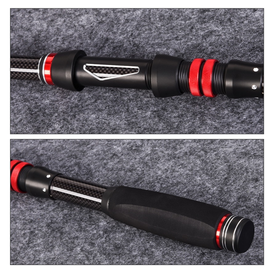 28081 CAPACI [RC Series Red and Black Ultra-Short Sea Fishing Rod] EVA Handle Small sea Fishing Rod, Lull exit pic 5