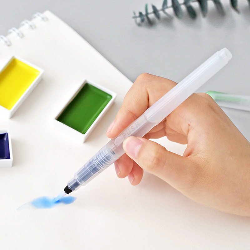 Watercolor pen set, soft pen, beginner art materials, storage water pen, watercolor pen pic 2