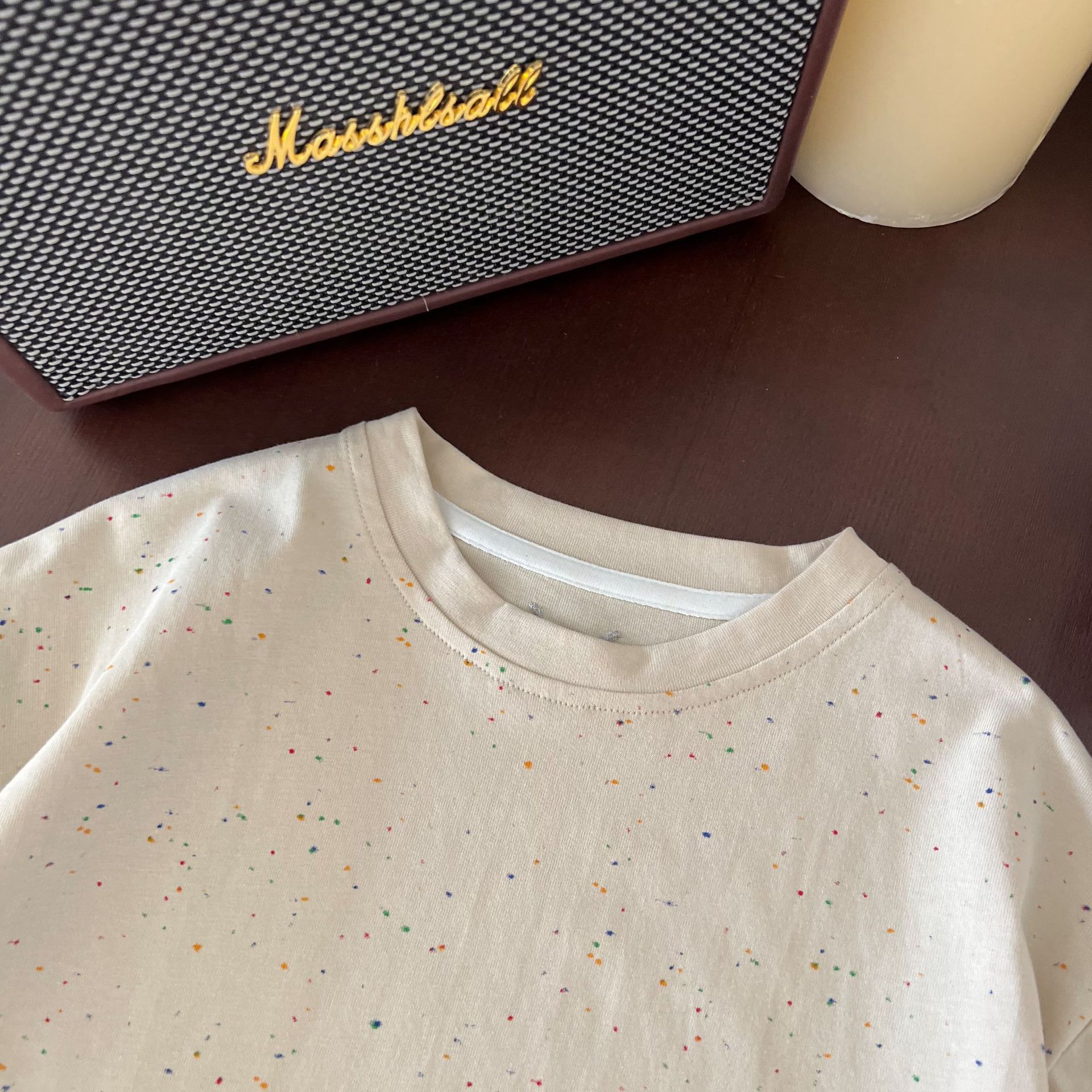 童装短袖2024夏季新款男童可爱涂鸦字母潮流T恤儿童百搭休闲短袖T详情3