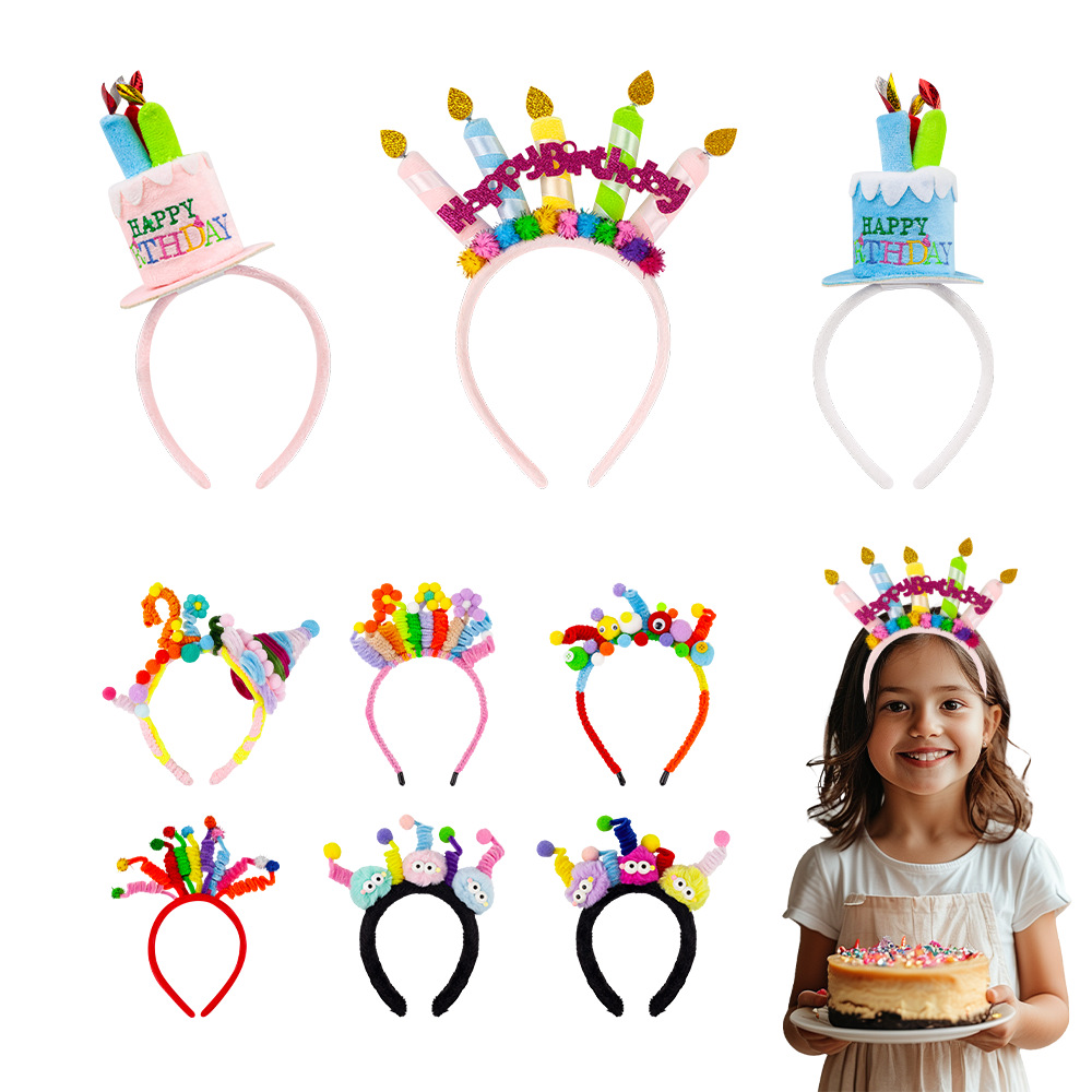 Children perform headwear, small leopard animal headbands, while adults act as party props, headbands and cute headbands pic 10