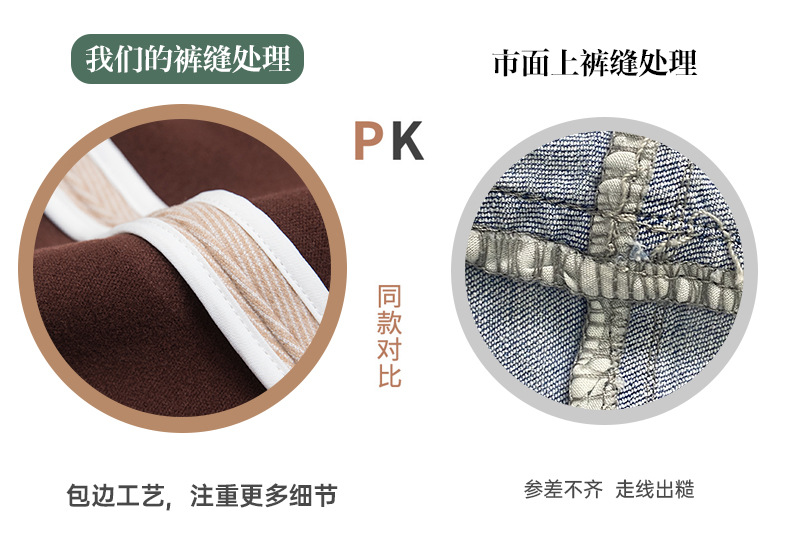 2024秋冬新款女式休闲裤 弹力高腰九分小直筒小脚裤 加绒加厚保暖舒适女裤详情14