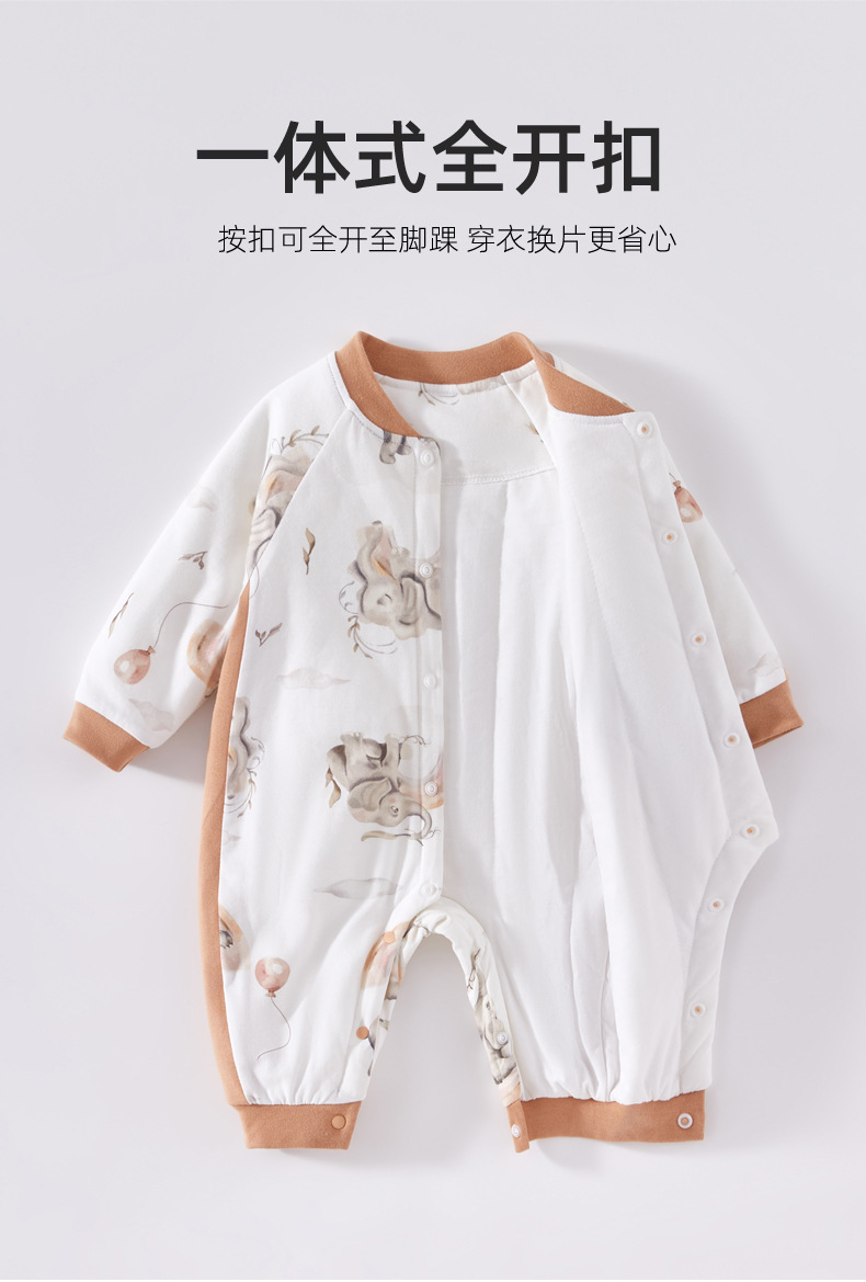 安阳婴童装婴儿服恒温保暖哈衣宝宝60g棉衣连体衣爬服睡衣秋冬季详情9