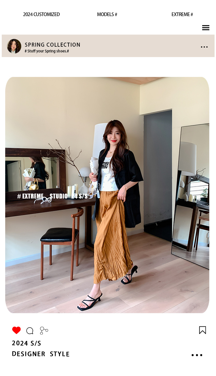 2024凉鞋女夏新款法式一字带仙女风方头不磨脚显瘦高跟拖鞋女外穿详情2