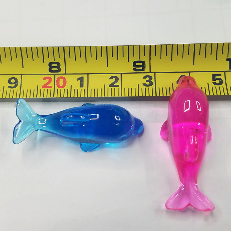 Wholesale of heart dolphin fish plastic beads, acrylic stone ice cubes, Baojie Aquarium decorations in multiple colors and styles pic 17