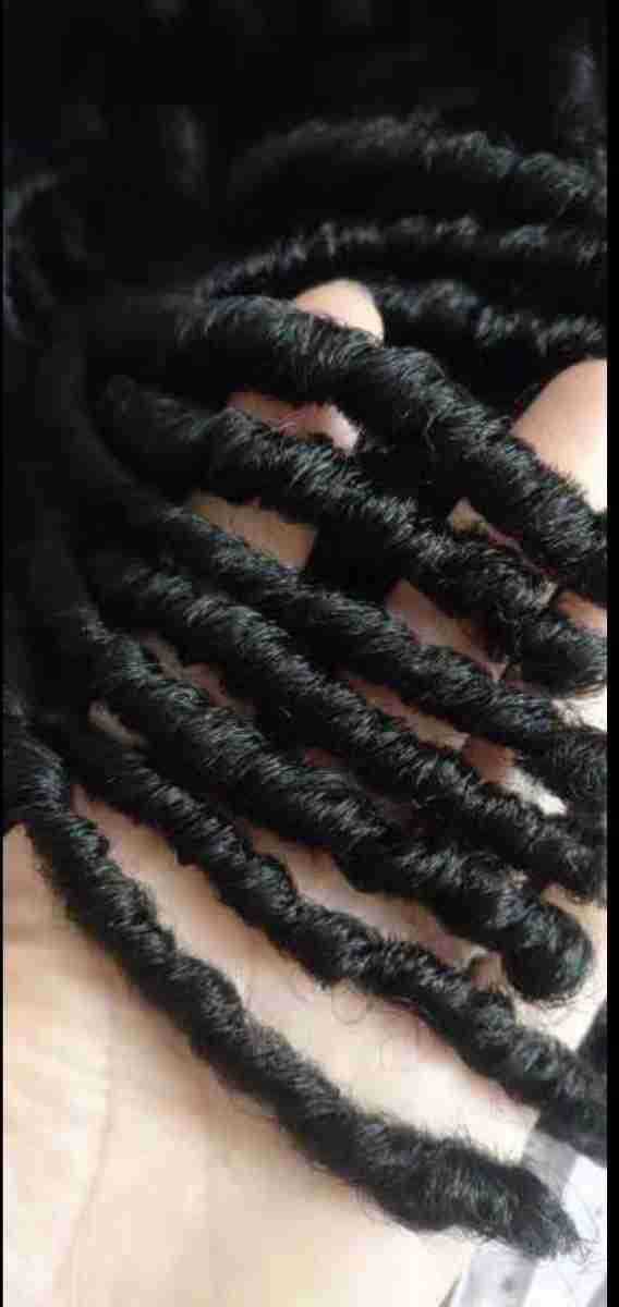 黑人脏辫假发片嘻哈歌手短发黑色假发套夸张造型实拍一件代发卡子详情3