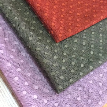 国潮厂家供应 胶浆胶印小雏菊网眼布网纱 裙纱童装舞台服装面料辅料详情4