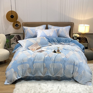 100%纯棉四件套全棉套件学生宿舍三件套单人双人床单被套床上用品详情14