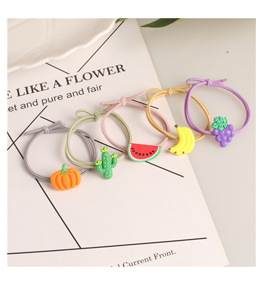 Simple and popular Instagram hair tie, bow double ball hair band, hair tie rubber band, Korean style fresh and clean hair tie 2-yuan store pic 10