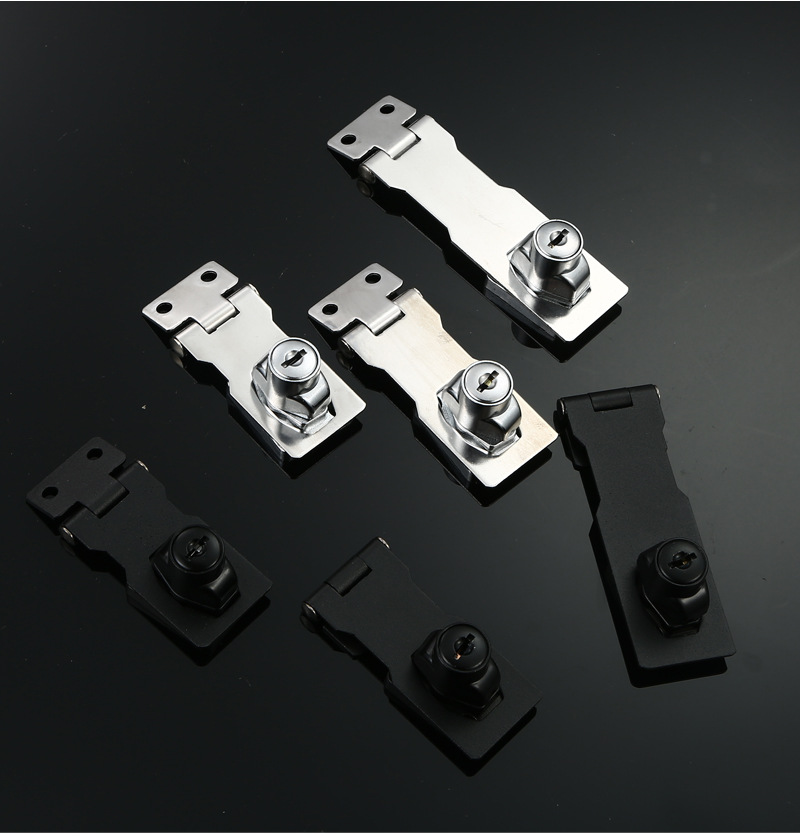 锁牌带锁办公室桌90度直角抽屉柜门衣柜冰柜锁橱柜锁老式搭扣详情16