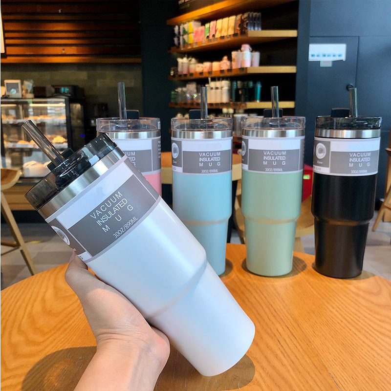 New cross-border 20 car cup, double-layer 304 stainless steel insulated cup, cold preservation ice cup, portable car coffee cup pic 18