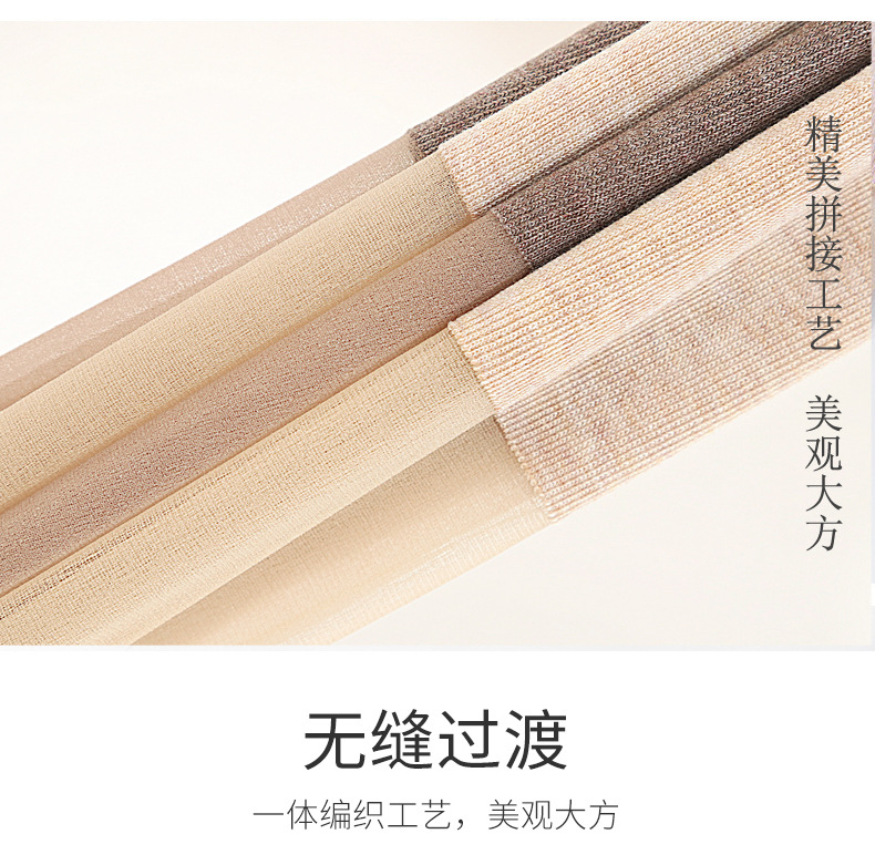 夏季薄款硅胶防滑空调护膝袜防勾丝长简过膝袜任意裁剪女士丝袜详情5