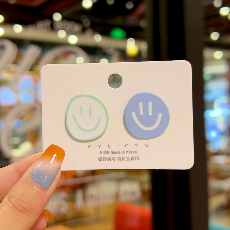 925银针珍珠耳钉高级感几何小巧气质耳饰女可爱镶钻个性耳骨钉详情4