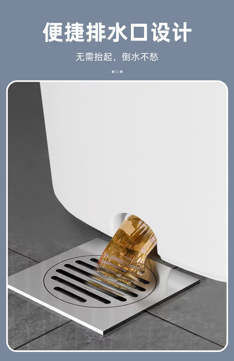 家用一拖净墩布桶旋转杆自动甩干免手洗拖把懒人免手洗旋转拖把桶详情13