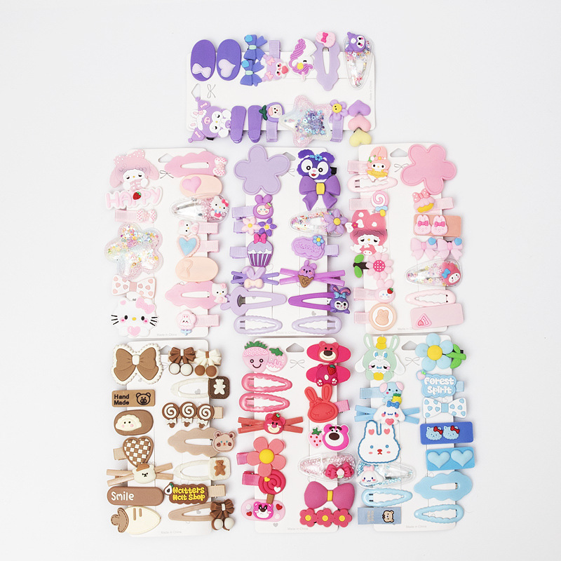 Cute and fluffy large strawberry bear clip cartoon hair clip, new autumn and winter sweet and girlish shark clip headwear pic 15