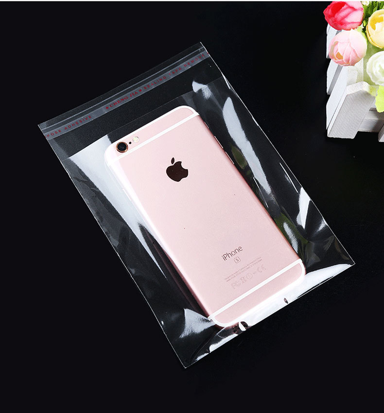 Develop wholesale self-adhesive OPP bags, self-sealing transparent plastic clothing, small accessories, card heads and general merchandise packaging bags pic 12