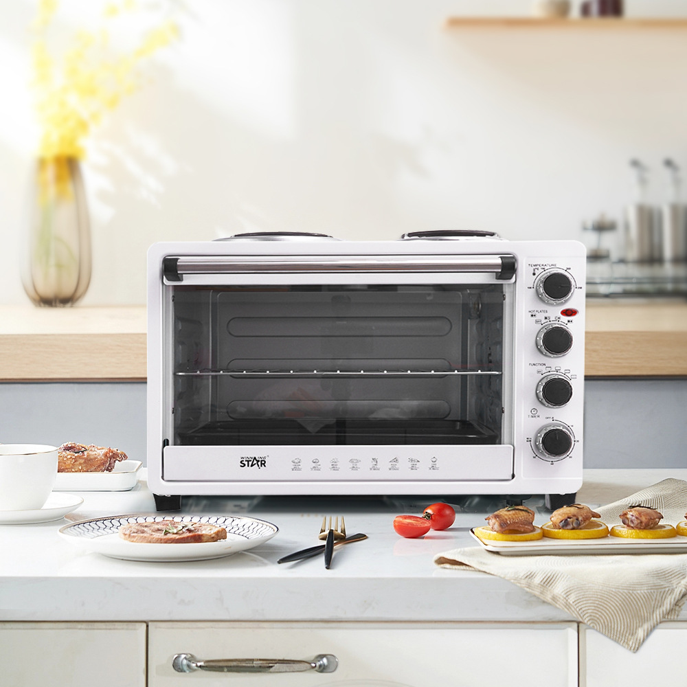 winningstar Cross-border Exclusive home egg tart, Pizza, Roast Chicken multi-functional 45L British and European Standard oven pic 9